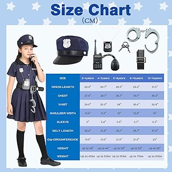 Amazon.com: Lingway Toys Kids Police Costume For Girls,Girls